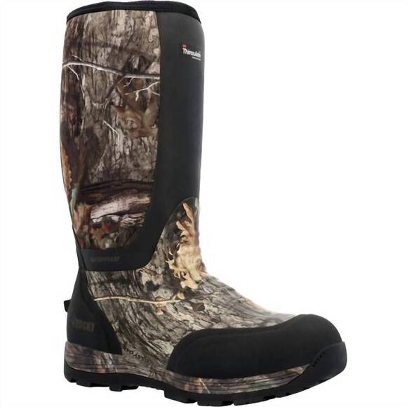 NEW ROCKY men's stryker hunting pull-on boot in mossy oak
